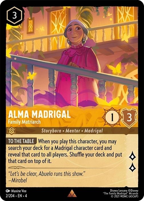 Alma Madrigal - Family Matriarch