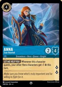 lorcana ursula s return anna true hearted foil