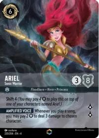 lorcana ursula s return ariel sonic warrior alternate art