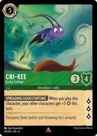 lorcana ursula s return cri kee lucky cricket foil