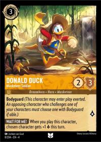 lorcana ursula s return donald duck musketeer soldier