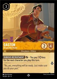 lorcana ursula s return gaston despicable dealer foil