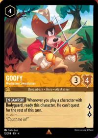 lorcana ursula s return goofy musketeer swordsman