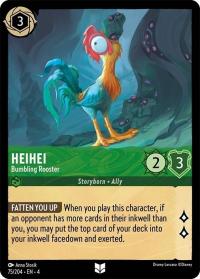 lorcana ursula s return heihei bumbling rooster foil