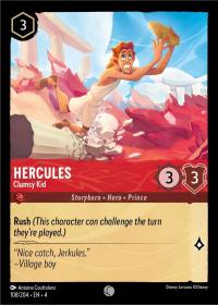 lorcana ursula s return hercules clumsy kid