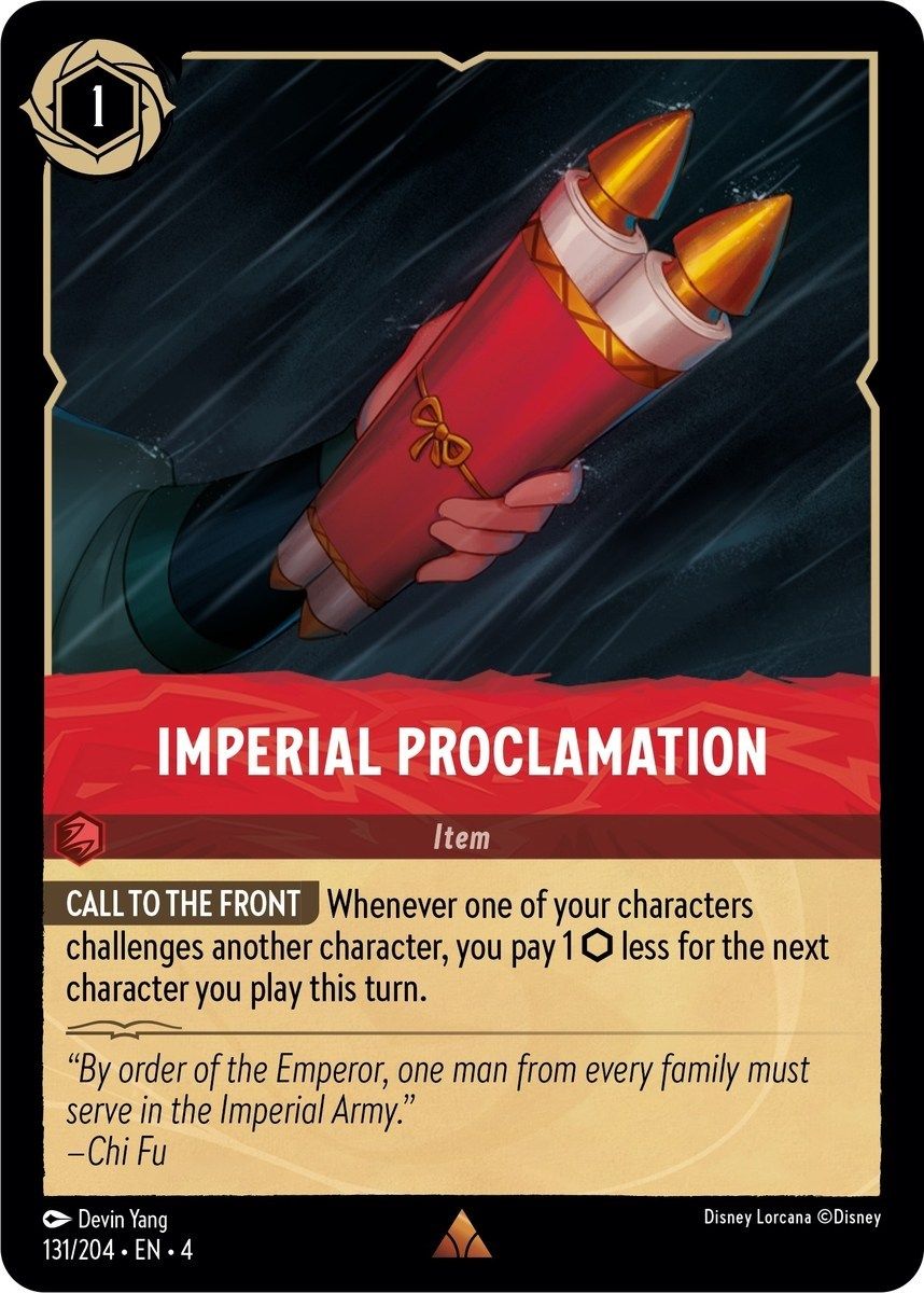 Imperial Proclamation - Foil