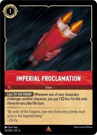 lorcana ursula s return imperial proclamation foil