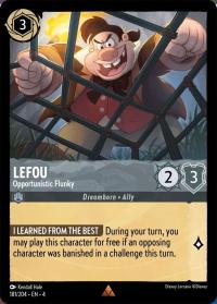lorcana ursula s return lefou opportunistic flunky foil