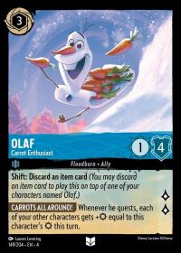lorcana ursula s return olaf carrot enthusiast