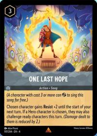 lorcana ursula s return one last hope foil