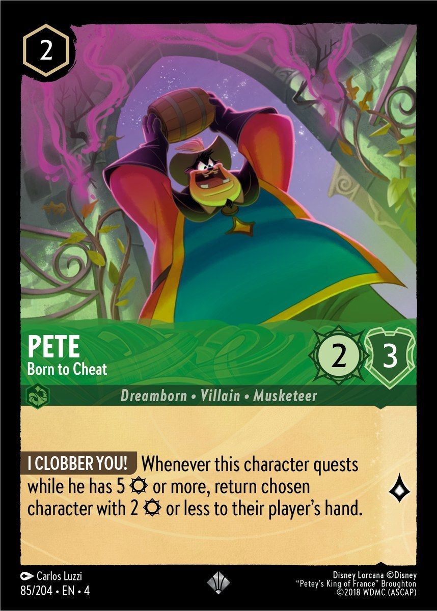 Pete - Born to Cheat - Foil