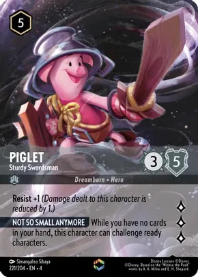 Piglet - Sturdy Swordsman (Alternate Art)