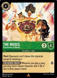 lorcana ursula s return the muses proclaimers of heroes foil