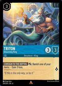 lorcana ursula s return triton discerning king foil