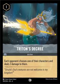 lorcana ursula s return triton s decree foil