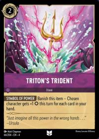 lorcana ursula s return triton s trident foil