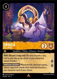 lorcana ursula s return ursula eric s bride foil