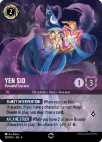 lorcana ursula s return yen sid powerful sorcerer alternate art