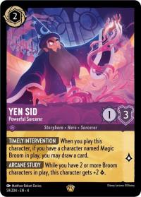 lorcana ursula s return yen sid powerful sorcerer foil