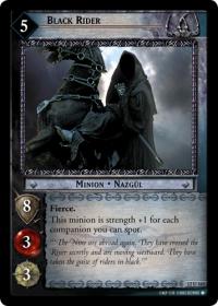 lotr tcg black rider black rider