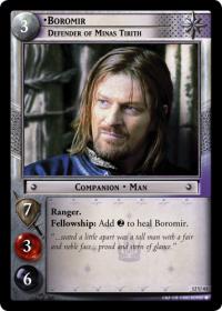 lotr tcg black rider boromir defender of minas tirith