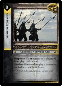 lotr tcg black rider countless companies