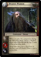 lotr tcg black rider dwarven warrior