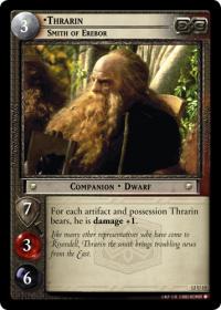 lotr tcg black rider thrarin smith of erebor