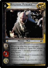 lotr tcg bloodlines dunlending patriarch