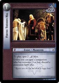 lotr tcg bloodlines ferthu theoden hal