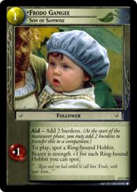 lotr tcg bloodlines frodo gamgee son of samwise