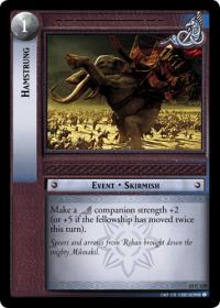 lotr tcg bloodlines hamstrung