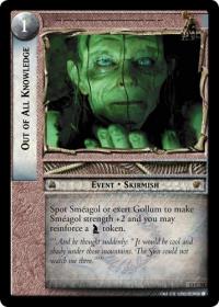 lotr tcg bloodlines out of all knowledge