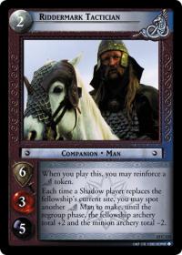 lotr tcg bloodlines riddermark tactician