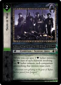 lotr tcg bloodlines signs of war