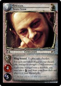 lotr tcg bloodlines smeagol simple stoor