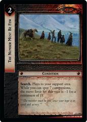 lotr tcg fellowship of the ring the number must be few