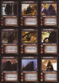 lotr tcg lotr promotional lotr tcg nine riders complete premium set