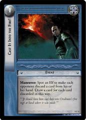 lotr tcg realms of the elf lords cast it into the fire