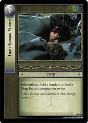 lotr tcg the two towers light shining faintly