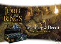 lotr tcg lotr decks treachery and deceit 140 card complete set