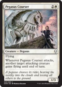 magic the gathering dominaria pegasus courser 29 269 foil