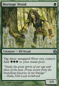 magic the gathering hot mixed magic cards heritage druid morningtide