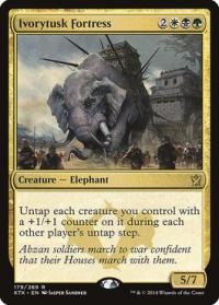 magic the gathering khans of tarkir ivorytusk fortress 179 269