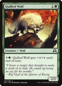 magic the gathering shadows over innistrad quilled wolf 222 297