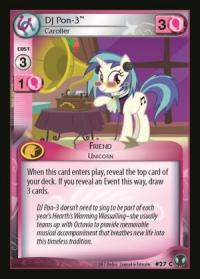 my little pony defenders of equestria dj pon 3 caroller