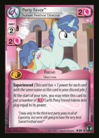 my little pony defenders of equestria party favor sunset festival director