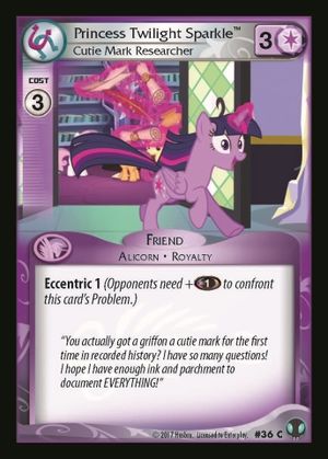 Princess Twilight Sparkle, Cutie Mark Researcher