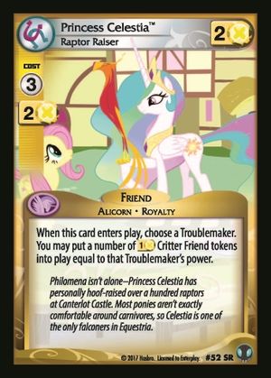 Princess Celestia, Raptor Raiser