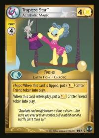 my little pony defenders of equestria trapeze star acrobatic magic